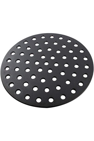 STARSTAR Barbecue tool set - Enamel Cast Iron Round Grill Plate, 33.5x33.5cm