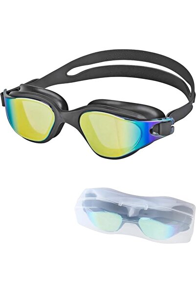 STARSTAR Swimming Goggles Anti-Fog Polarized Lenses UV Protection Black Silic...