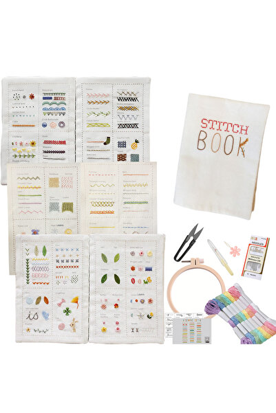 Choice A2 Sewing Books For Beginners Creative Embroidery Stitches Book Adults...