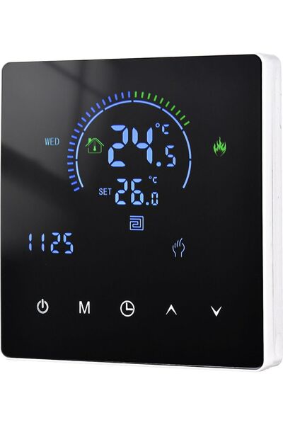 STARSTAR Digital LCD room thermostat, wall-mounted thermostat, recessed insta...