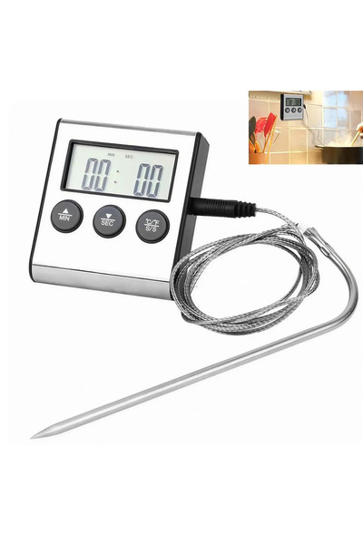 STARSTAR Digital meat thermometer with timer, oven thermometer, grill thermom...