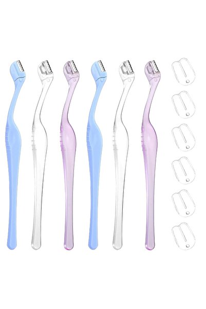STARSTAR 6-Piece Mini Eyebrow Razor, Portable Mini Facial Razor, Eyebrow Shav...