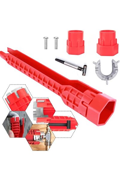STARSTAR 8-in-1 Multifunctional Wrench for Under-Base Water Tap, Multifunctio...