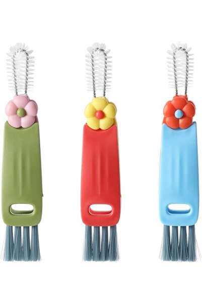 STARSTAR Suitable for 3-in-1 Cleaning Brush Cup Lid 3 Pcs Water Bottle Crevic...