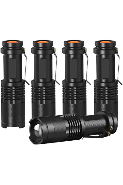 STARSTAR Mini LED Pocket Pen Flashlights (5-Pack), Super Bright Handheld Flas...