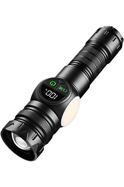 STARSTAR Powerful LED flashlight with USB charging function, magnetic tactica...
