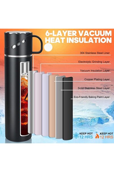 STARSTAR Double-walled insulated water bottle - BPA-free stainless steel insu...