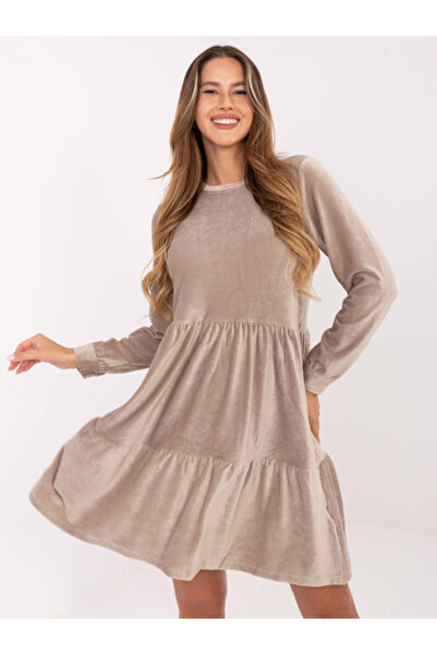Sublevel Rochie Dama Maxi, Lejera, Sublevel, Bej