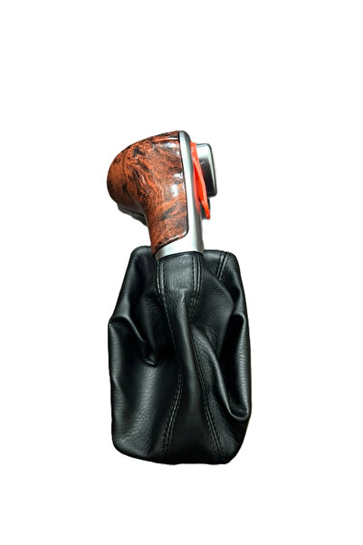 BOZKAR Audi A6 Gear Shift Knob and Gaiter with Wood Finish