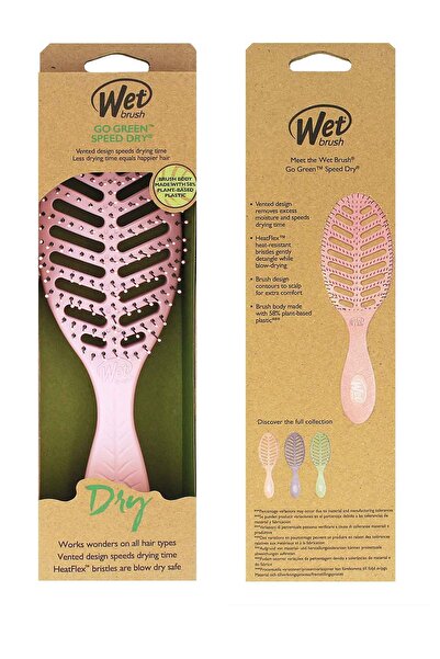 Wet Brush Go Green Βούρτσα Μαλλιών Γρήγορου Στεγνώματος – Ροζ