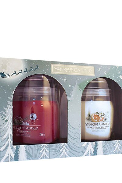 Yankee Candle Σετ Δώρου Φωτεινά Φώτα – Κεντρικό Κερί Μεσαίου Μεγέθους, 2 x 36...