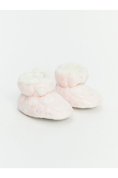 LC Waikiki Plush Baby Girls' Prewalker Slippers