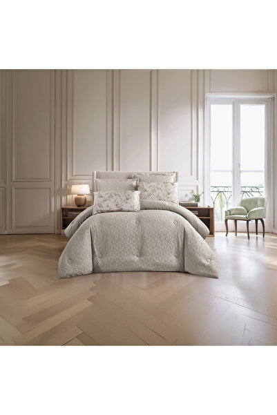 unique home collection طقم لحاف فاخر من Unique Home بتصميم الوافل المميز لجمي...