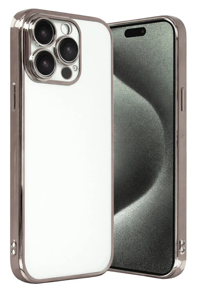 Generic Brand Apple iphone 15 pro max razer lens silicone - titan grey