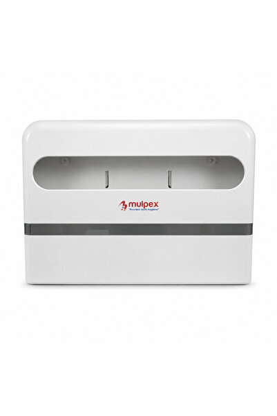 Mulpex Dozator de hârtie igienică cu un singur strat, din plastic ABS alb, cu...