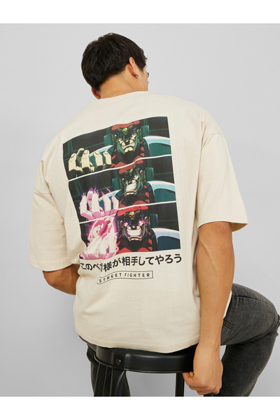 URBAN HAUL By Styli Street Fighter Print Oversized T-shirt