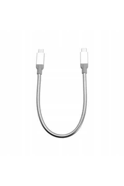 Verbatim Cablu USB-C/USB-C 3A 30cm din oțel argintiu