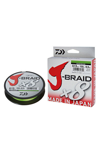 daiwa PLECIONKA J-BRAID X8 0,24mm 150m CHARTREUSE