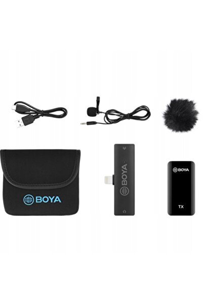 BOYA BY-XM6-S3 - microfon wireless cu două canale pentru iOS/Lightning