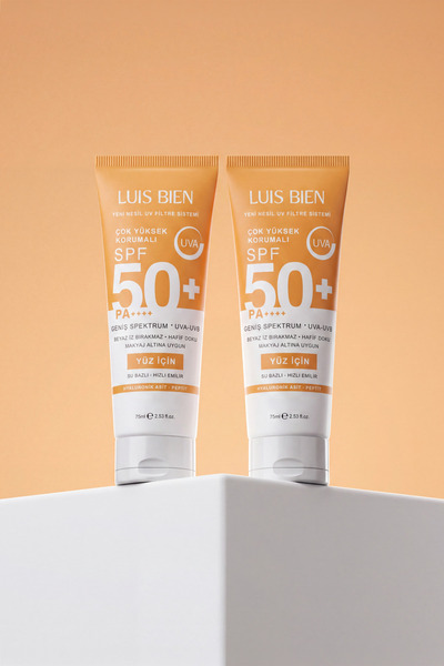 Luis Bien X Anıl Güler Su Bazlı Yüz Güneş Kremi Spf 50+ Pa++++ 75 ml X 2 Adet...