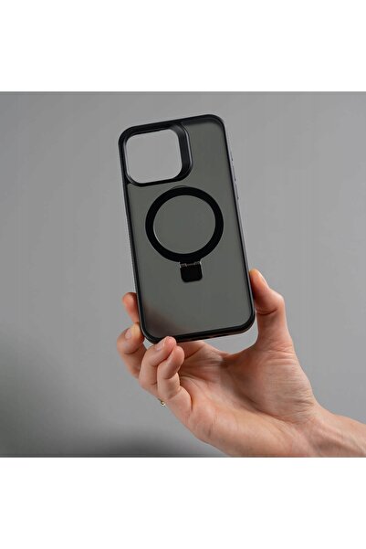 3MK Husă fumurie cu suport și magnetic pentru Samsung Galaxy S25 Ultra