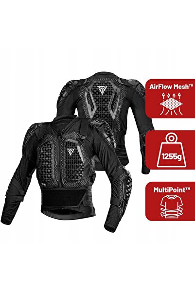 NO BRAND Buzer armor Geacă moto Armor MOTOWOLF NEGRU protecție neagră XXL