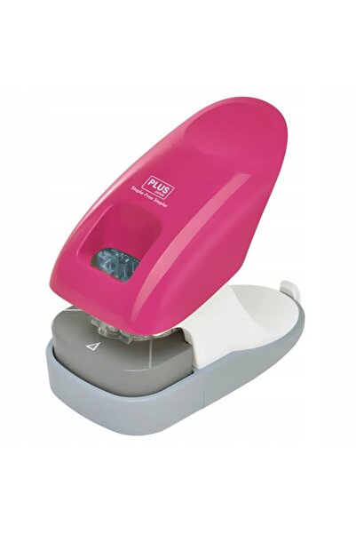 Plus Capsator fără capse 2-în-1 cu perforator, capsator de birou pentru 10 co...