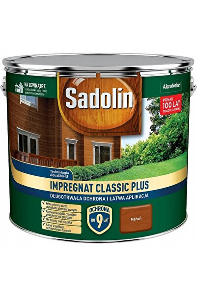 Sadolin CLASSIC PLUS IMPREGNANT PE BAZĂ DE APĂ PENTRU PROTECȚIA LEMNULUI MAHO...
