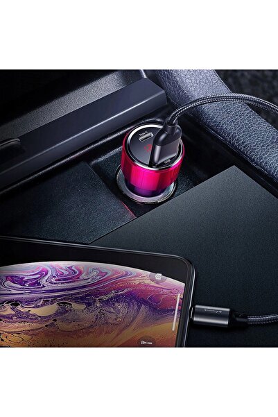 Baseus 2xUSB QC3.0 6A Încărcător auto rapid