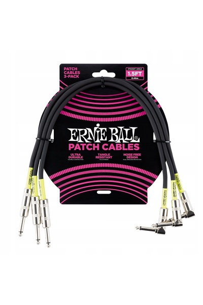 NO BRAND ERNIE BALL EB6075 conectori de cablu 30cm 3 bucăți