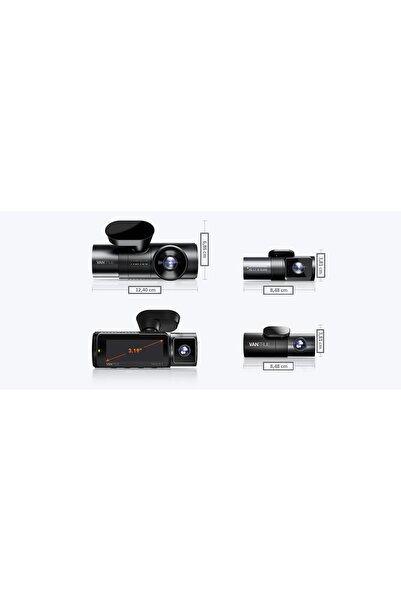 VANTRUE Cameră auto N5 4 canale x2 cu rotație la 360 de grade