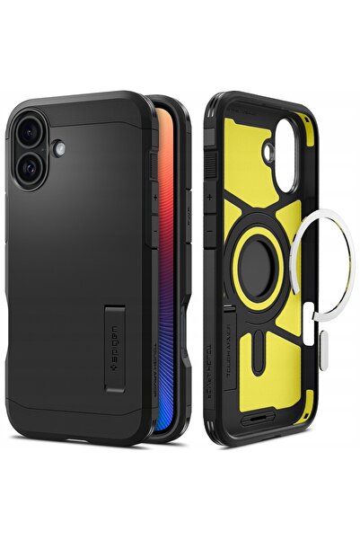 Spigen Husă robustă tip armură MagSafe cu suport pentru iPhone 16