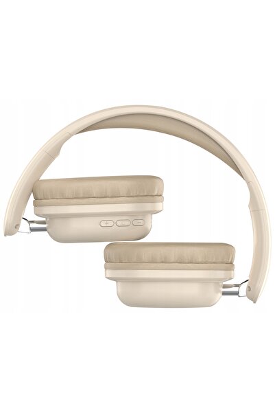 Defender Căști cu microfon FREEMOTION B640 wireless Bluetooth bej