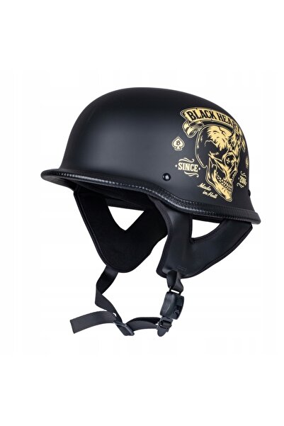 NO BRAND CASCA DE MOTOCICLETĂ DESCHISĂ W-TEC FELDBERG RETRO CHOPPER CRUISER S...