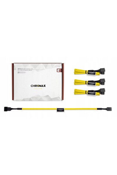 Noctua CHROMAX NA-SEC1.YELLOW Prelungitor cu 4 pini