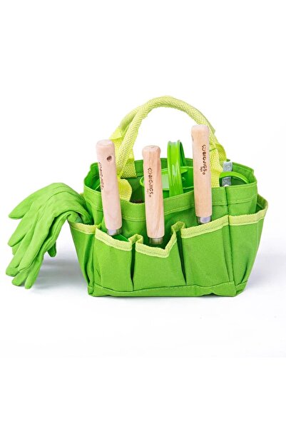BIGJIGS Toys Jucării de grădină Geantă de grădinar Unelte Bigjigs