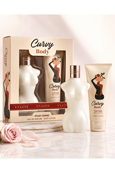 Curvy Set Cadou Body pentru Femei, Parfum 30 ml și Loțiune de Corp 50 ml, Amb...