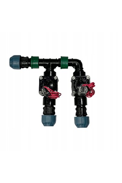 LoveMyGarden Distribuitor cu 2 secțiuni Hunter PGV 100 pentru țeavă PE 25mm +...