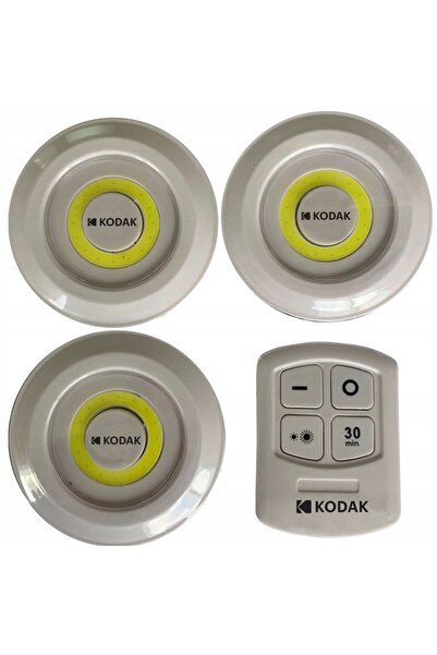 Kodak 3x Lămpi LED fără fir + Telecomandă pentru casă