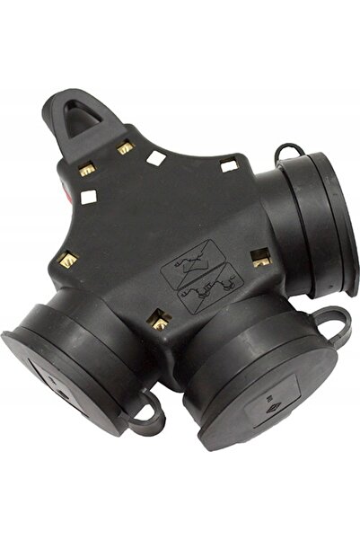 NO BRAND Conector de cauciuc cu trei căi, racord de cauciuc, pce 243711-srw p...