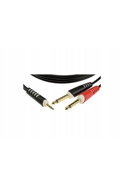 NO BRAND KLOTZ – cablu profesional de semnal MINI JACK 3,5 mm – 2x JACK MARE ...