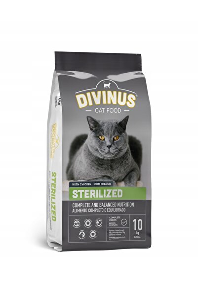 NO BRAND Hrană pentru pisici DIVINUS Cat Sterilized Pui 10 kg