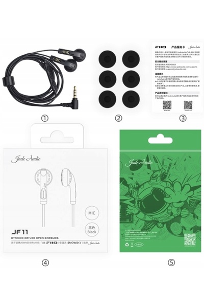 FiiO Căști in-ear JF11 Negru