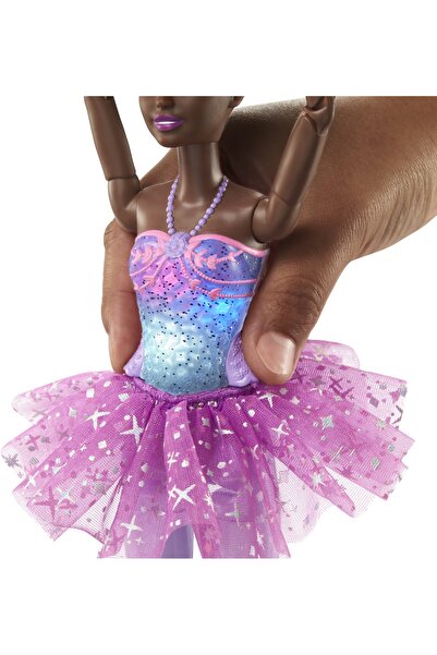 Barbie DREAMTOPIA PĂPUȘĂ BALERINĂ LUMINI MAGICE păpușă luminoasă HLC26