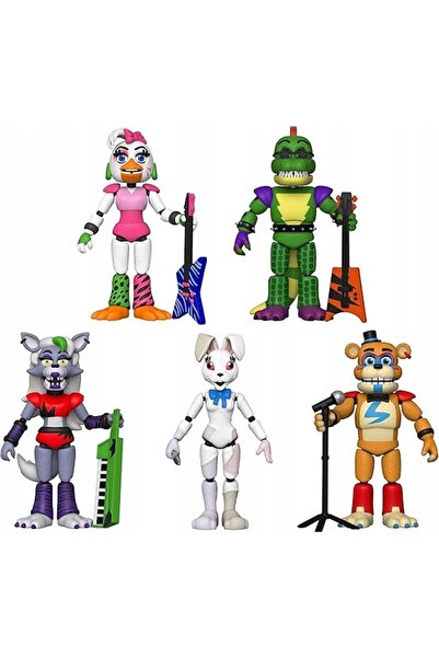 Funko FIGURINE FIVE NIGHTS AT FREDDY'S, SET DE 5 BUCĂȚI SECURITY BREACH