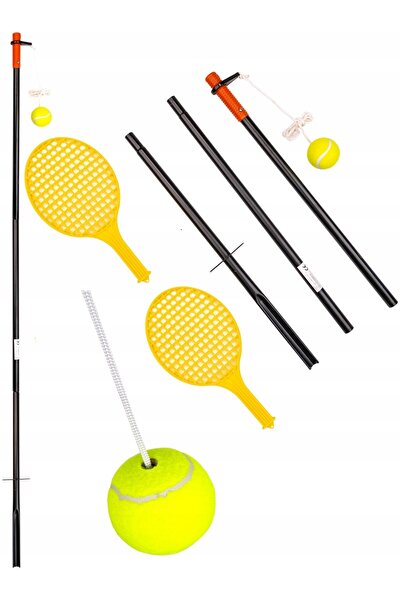 NO BRAND Set pentru antrenament tenis: Antrenor Swingball, Minge Rotor, Rachete