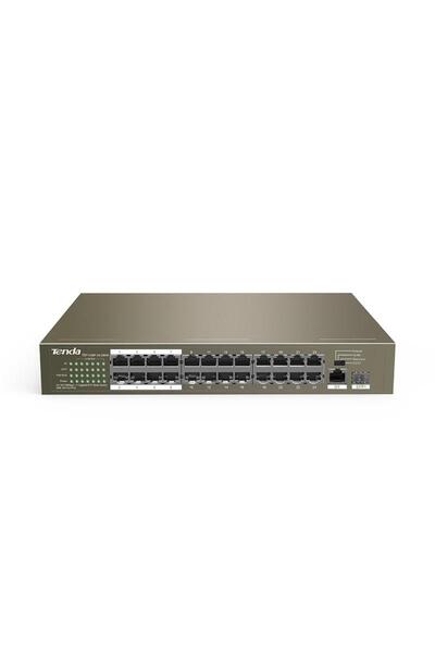 Tenda Switch TEF1126P-24-250W, 24 porturi PoE FE, 1 port GE, SFP