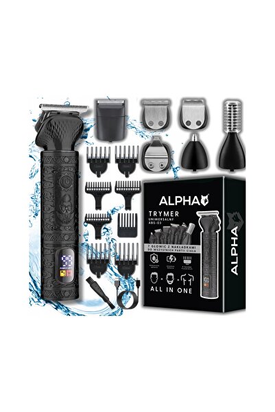 NO BRAND Aparat de tuns părul și barbă 7W1 - Trimmer pentru nas Alpha