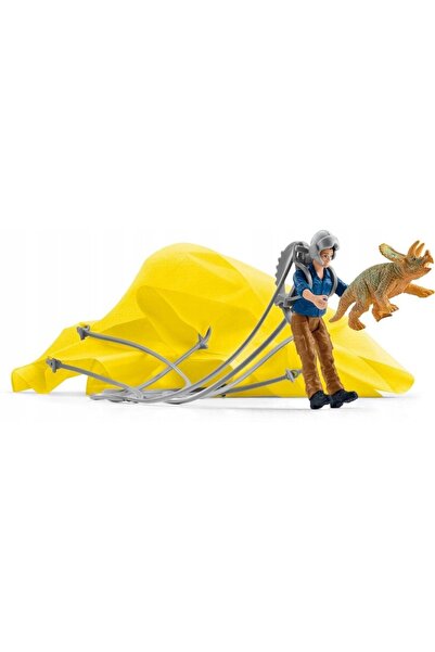 SCHLEICH 41471 ECHIPA DE SALVARE A DINOSAURILOR CU PARAŞUTĂ