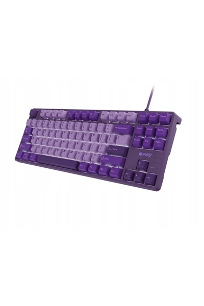 FURY Tastatură mecanică Natec Kanabo K2 US cu iluminare de fundal violetă